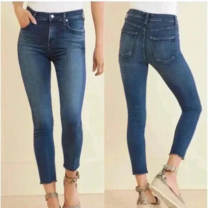 AGOLDE Nico High Rise Slim Jeans Size 28 Ankle button Fly